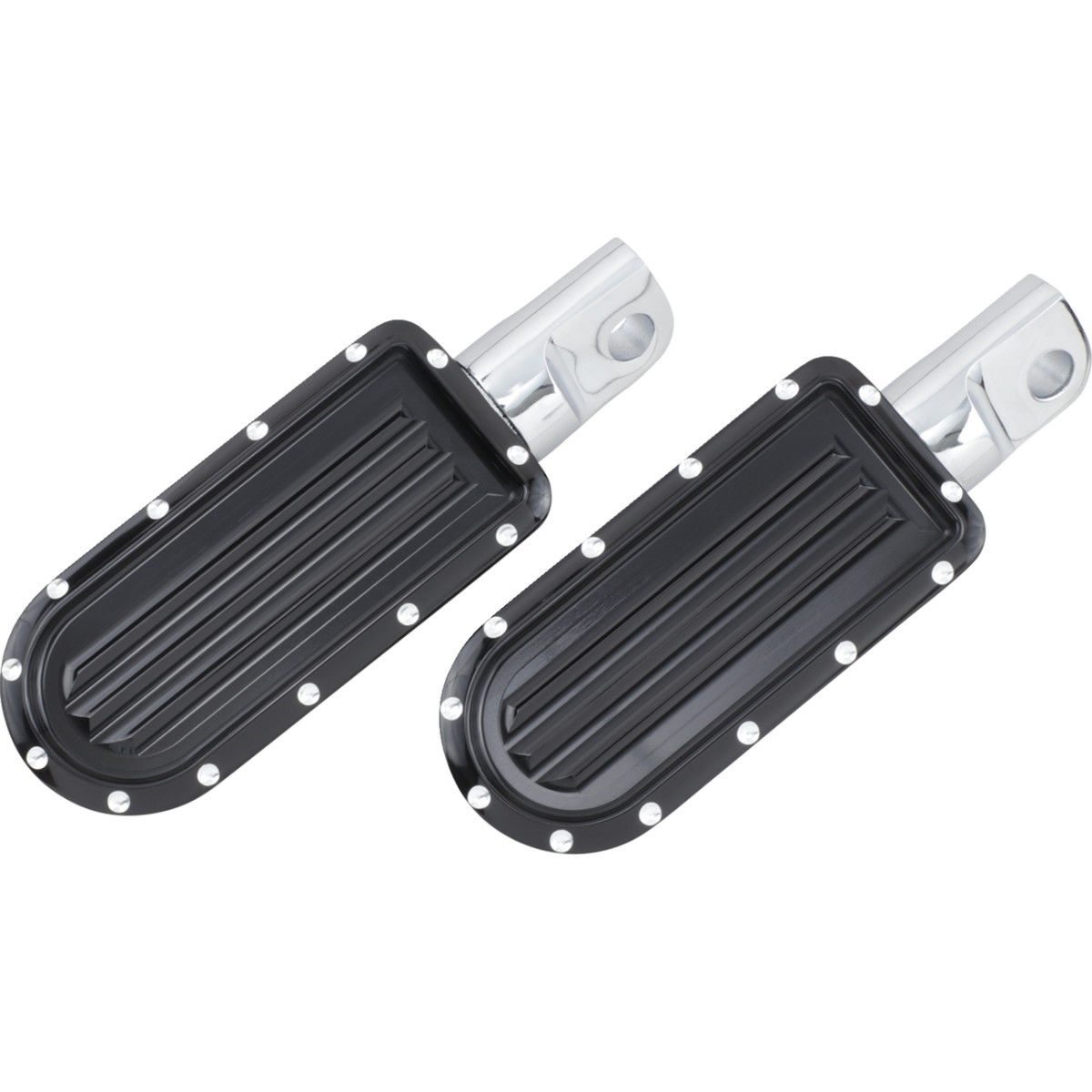 Covingtons #C1243-B - Rear Pegs - Dimpled - Black