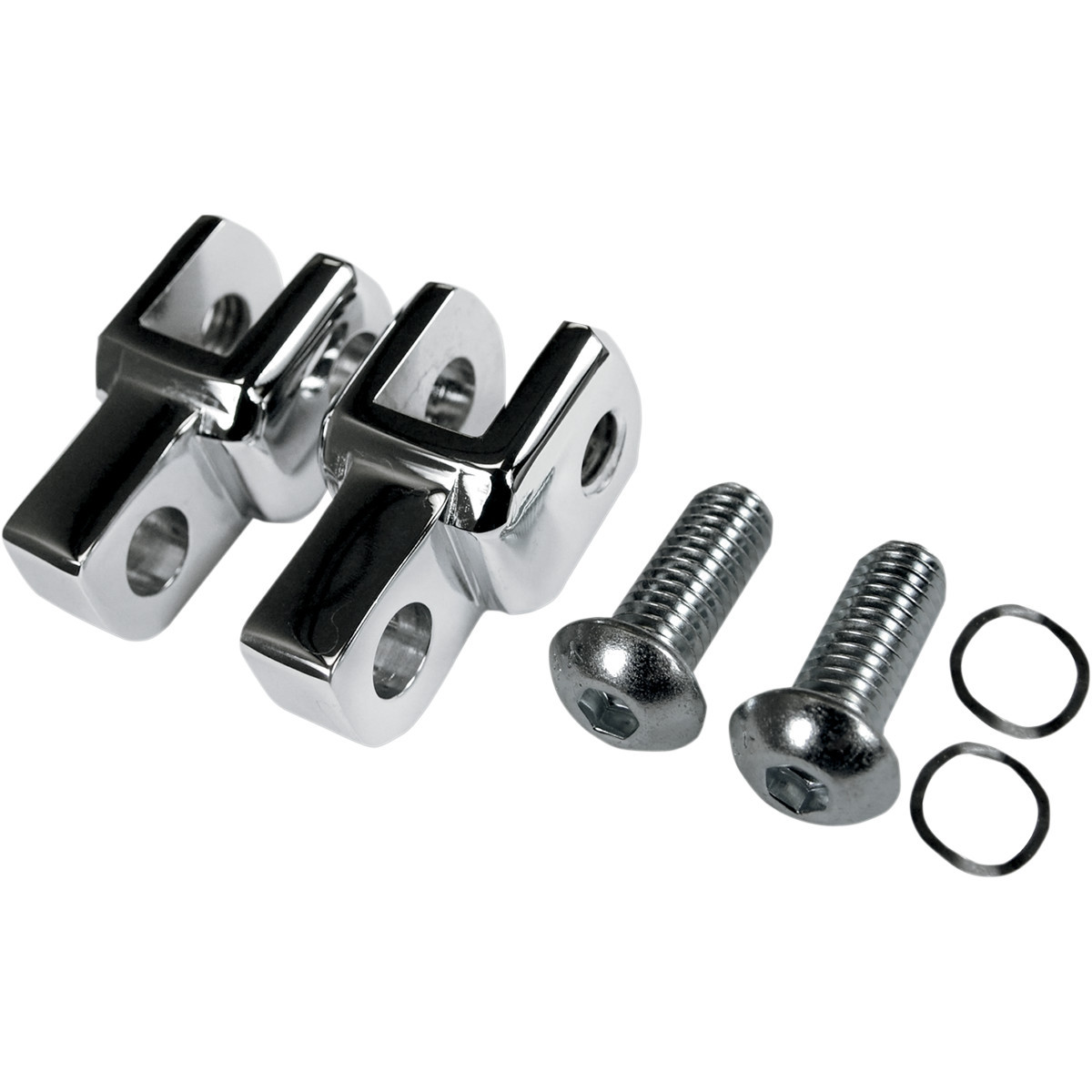 LA Choppers #LA-7202-00 - Foot Peg Relocator - Chrome