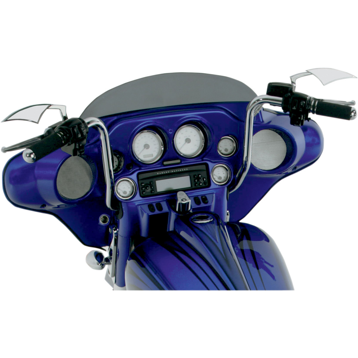 Paul Yaffe Bagger Nation #51530512CH - 1" Classic Bagger Ape Handlebar - 12" - Chrome