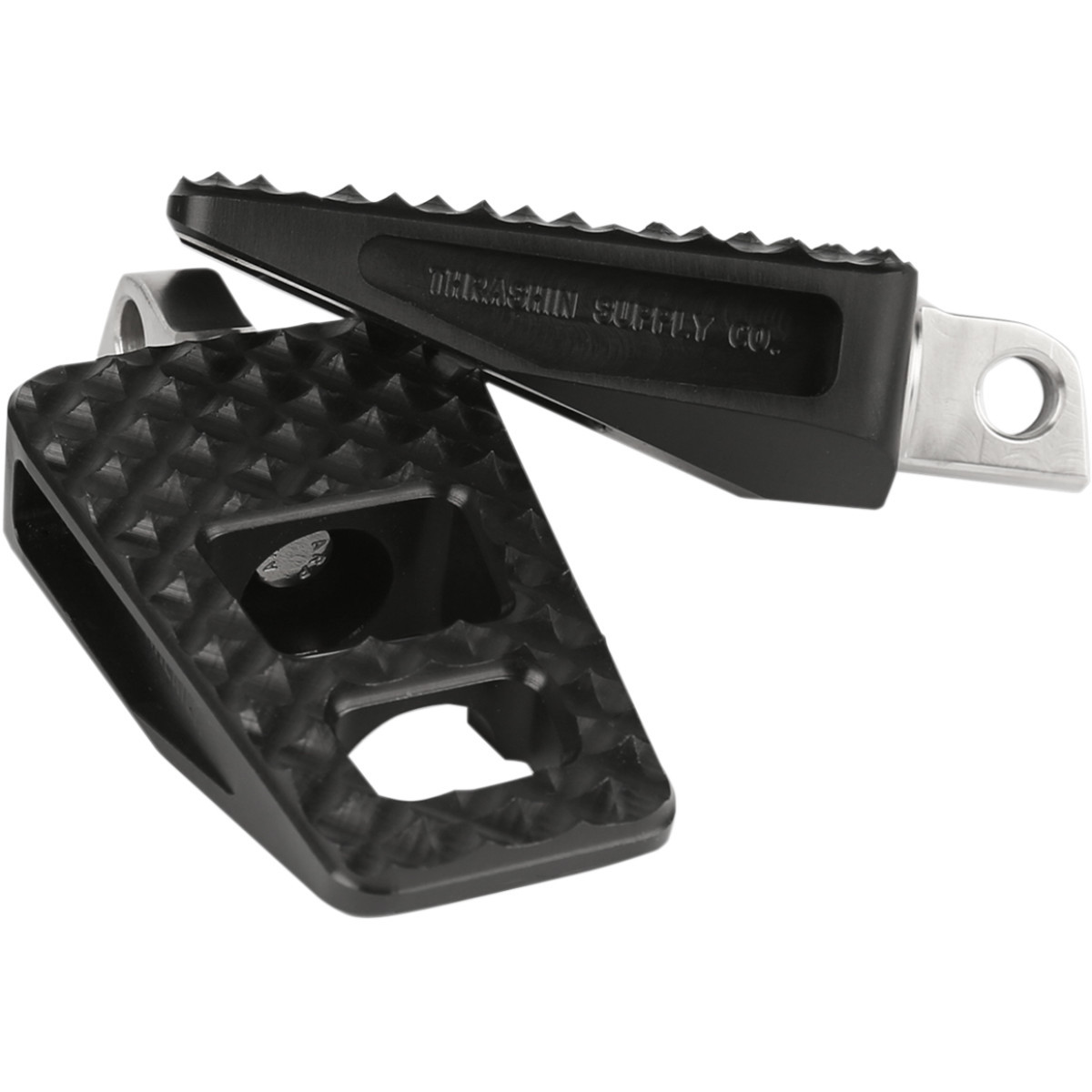 Thrashin Supply CO. #TSC-2020-1 - Front/Rear P-54 Foot Pegs - Black - 2.25"
