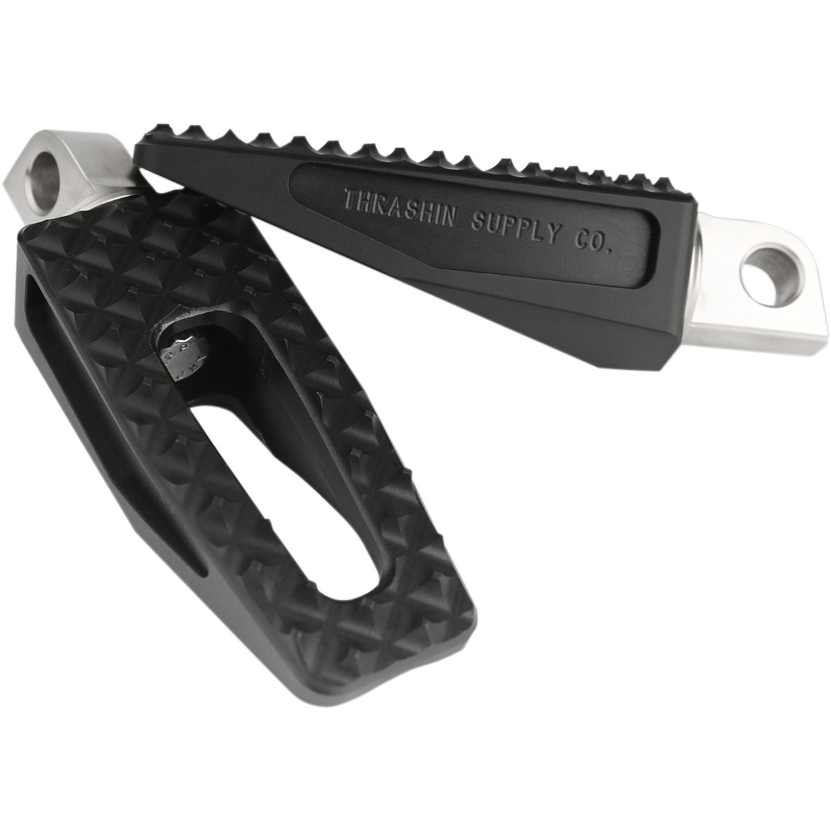 Thrashin Supply CO. #TSC-2021-1 - Front/Rear P-54 Slim Foot Pegs - Black - 1.375"