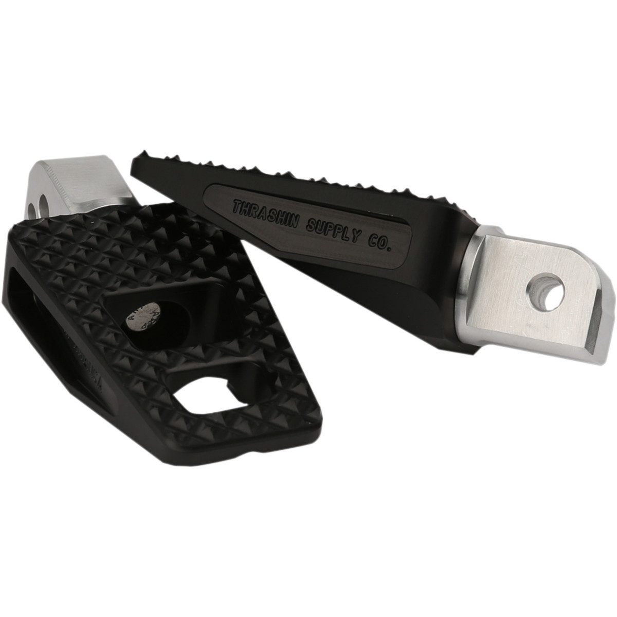 Thrashin Supply CO. #TSC-2027-1 - Rear P-54 Foot Pegs - Black - Softail