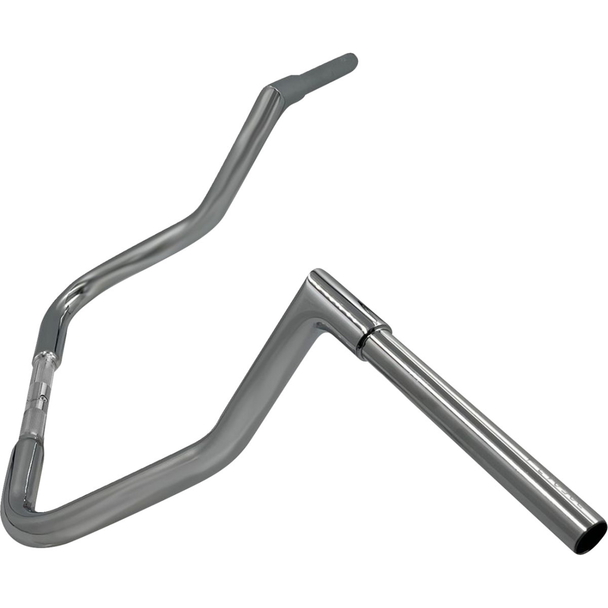 FAT Baggers INC. #705013 - 1-1/4" EZ Install Flat Top Handlebar - Reduced Reach - 13" - Chrome