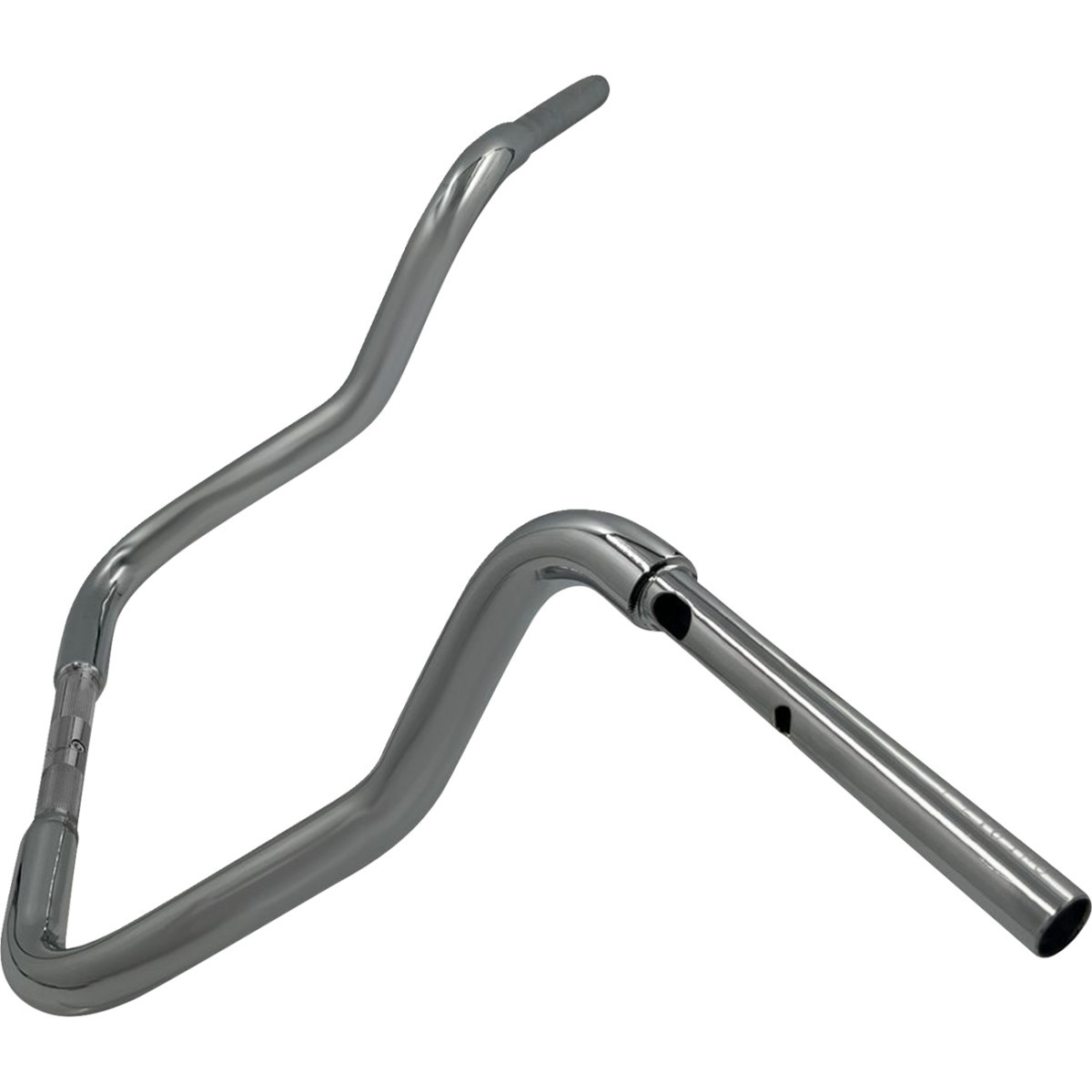 FAT Baggers INC. #943013 - 1-1/4" EZ Install Round Top Handlebar - Reduced Reach - 13" - Chrome