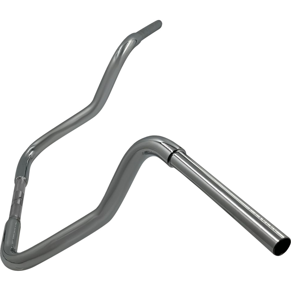 FAT Baggers INC. #903013 - 1-1/4" EZ Install Round Top Handlebar - Reduced Reach - 13" - Chrome