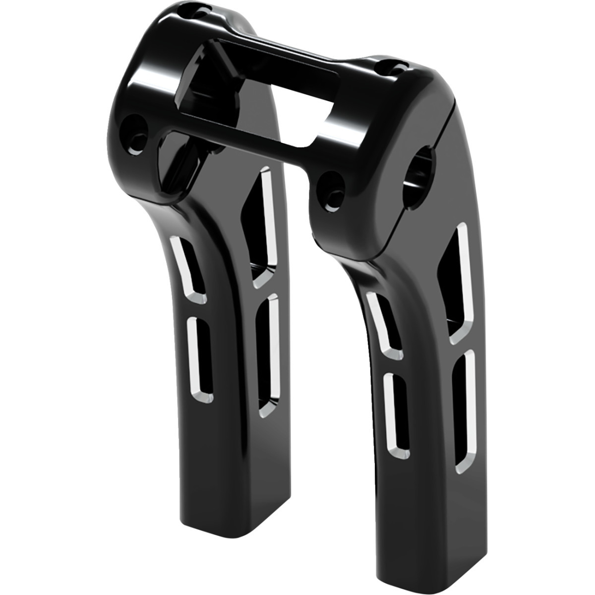 Magnum Shielding #2R-0108 - Ghost Risers - Softail Display Clamp - 8" - Black
