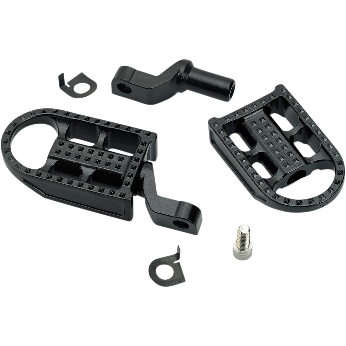 Biltwell #7002-201-02 - Mushman Foot Pegs - Step - Black Electroplated