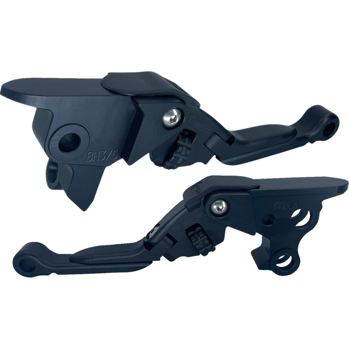 PSR #12-03666-22 - Anthem Pro Adjustable Lever Set for Harley Models - Black