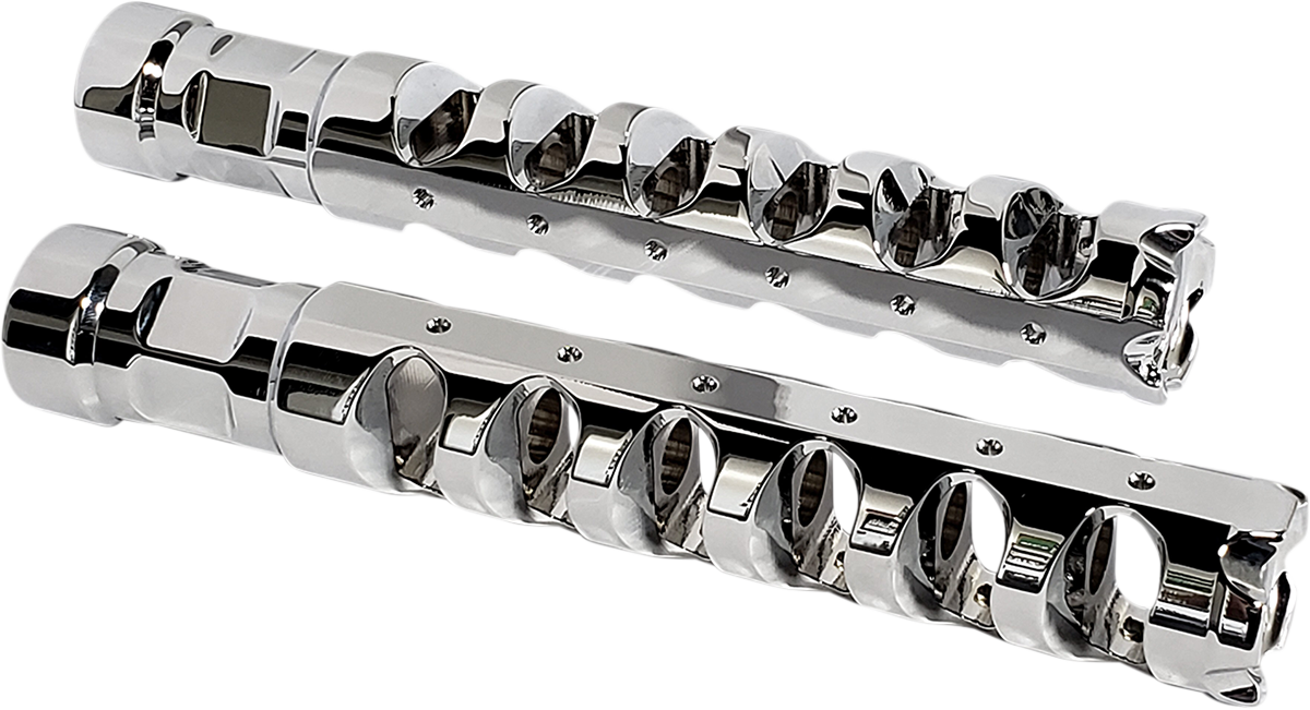 Muzzle Break Footpeg - Chrome - Rigid