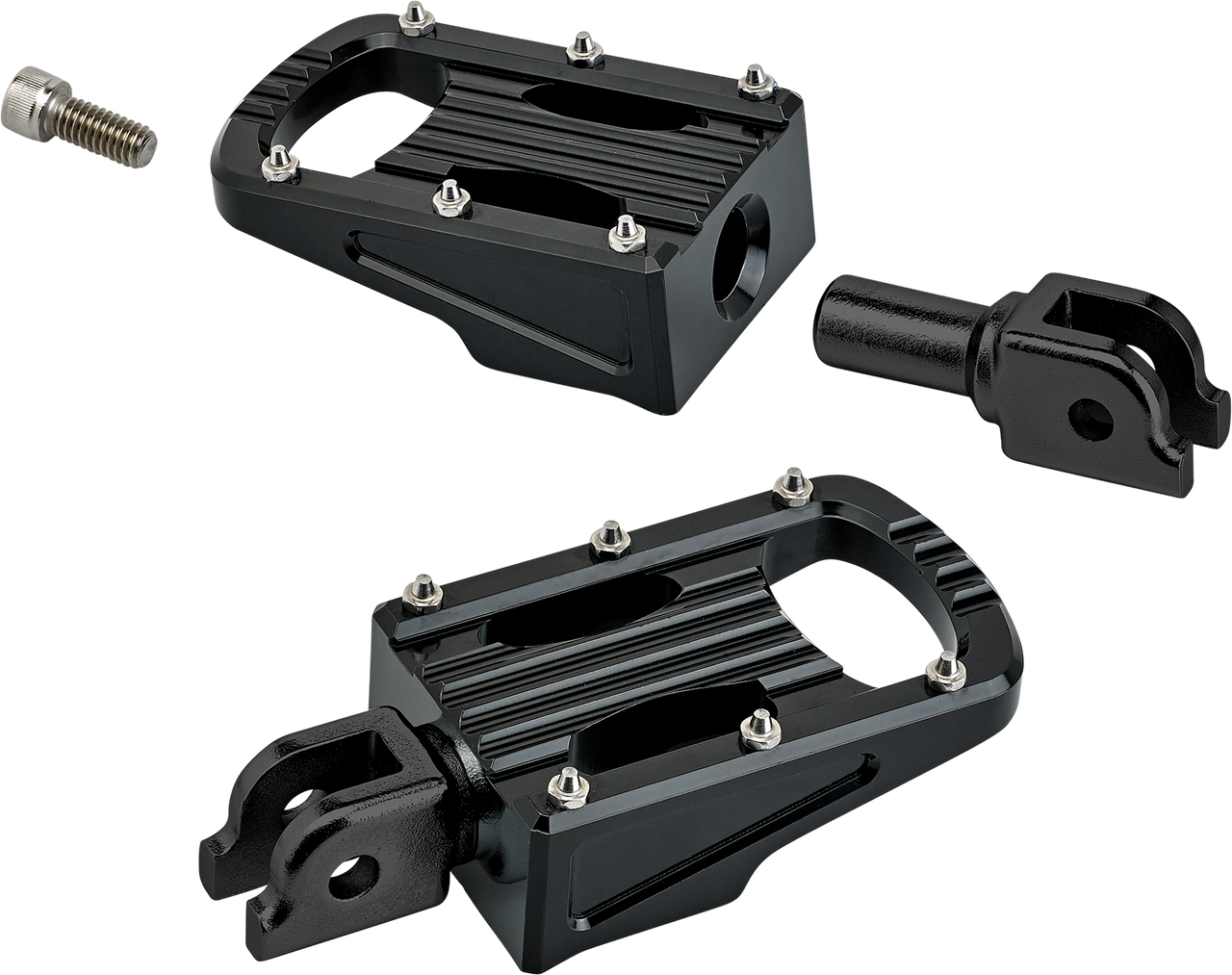 Biltwell #7005-203-03  - Punisher Footpeg - Driver - Black - M8