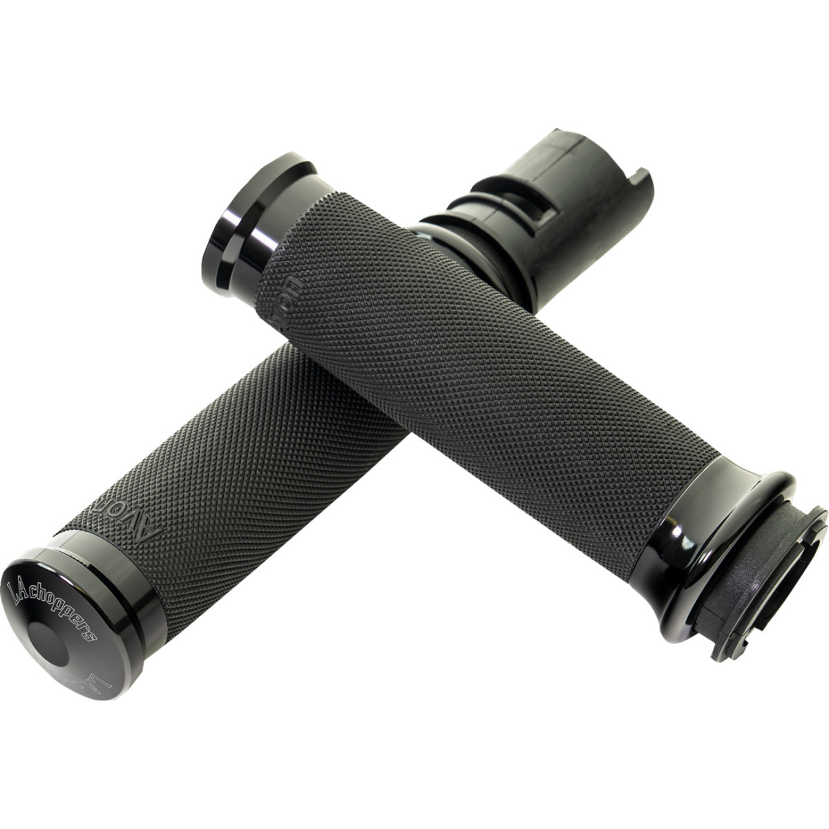 LA Choppers #LA-7493-01B - County Line Grips - '23-'25 TBW - Black