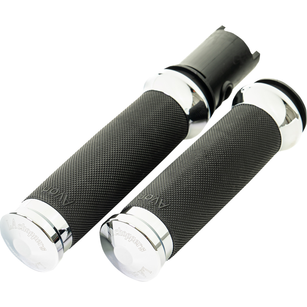 LA Choppers #LA-7493-01 - County Line Grips - '23-'25 TBW - Chrome