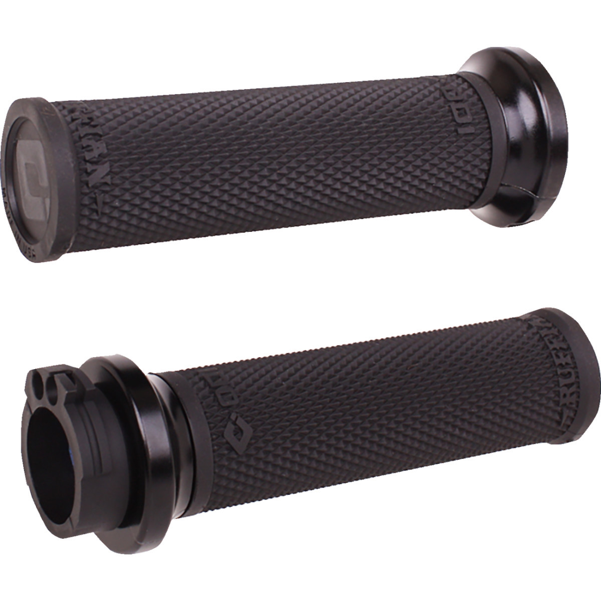 ODI #V30HCWB-B - Ruffian Lock-On Street Grips - Cable - Black/Black