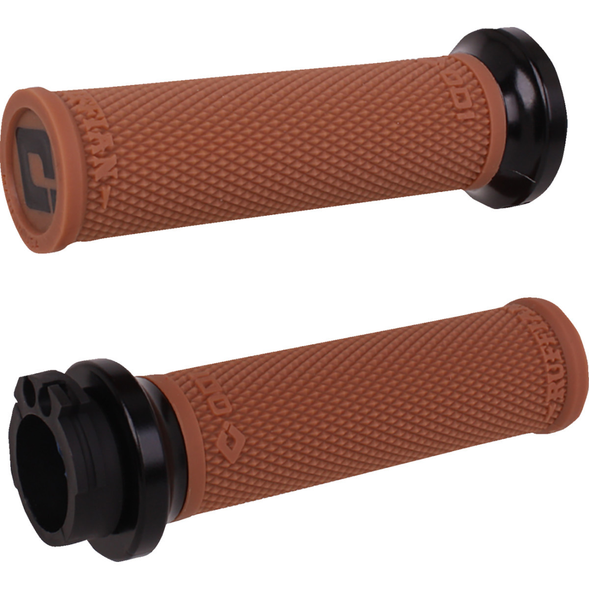 ODI #V30HCWGR-B - Ruffian Lock-On Street Grips - Cable - Gum/Black