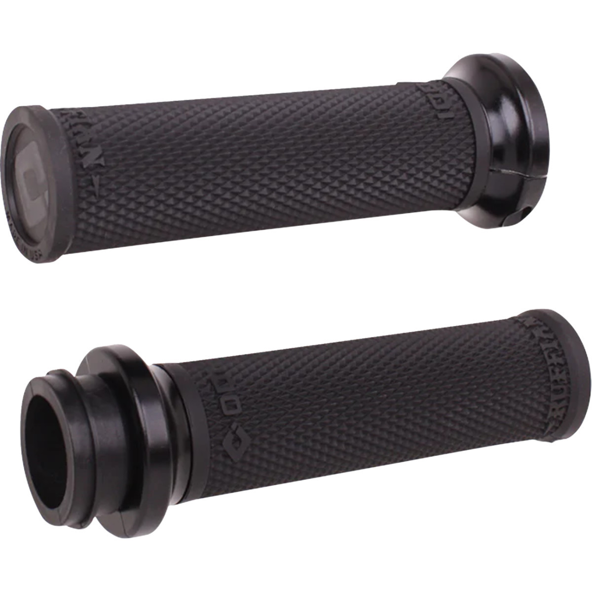 ODI #V30ITWB-B - Ruffian Lock-On Street Grips - Indian TBW - Black/Black