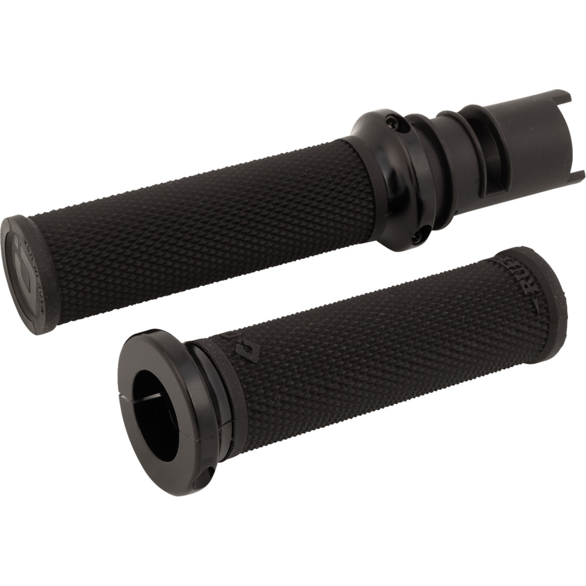 ODI #V30HTCB-B - Ruffian Lock-On Street Grips - CVO - Black/Black