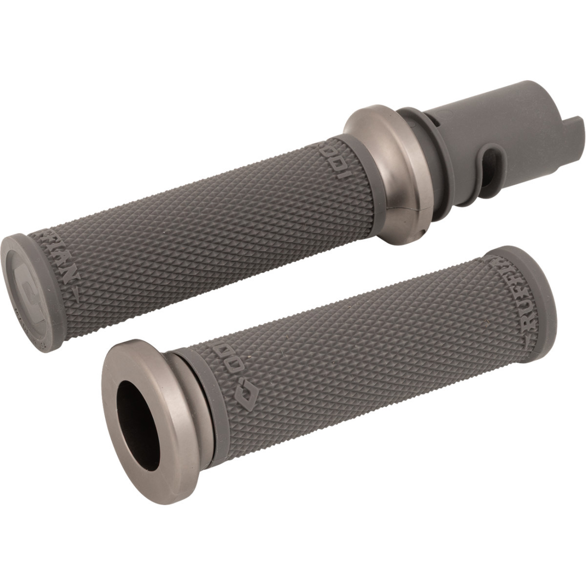 ODI #V30HTCH-H - Ruffian Lock-On Street Grips - CVO - Graphite/Gunmetal