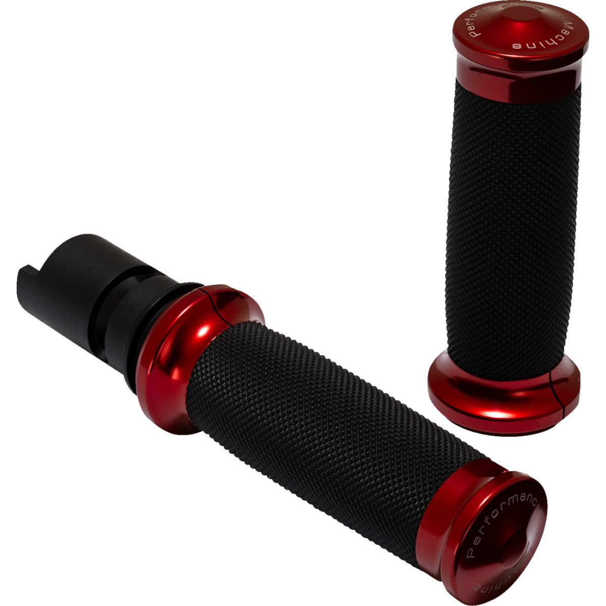 Performance Machine (PM) #0063-2105M-R - Contour Color Grips - '24+ Harley-Davidson - Red