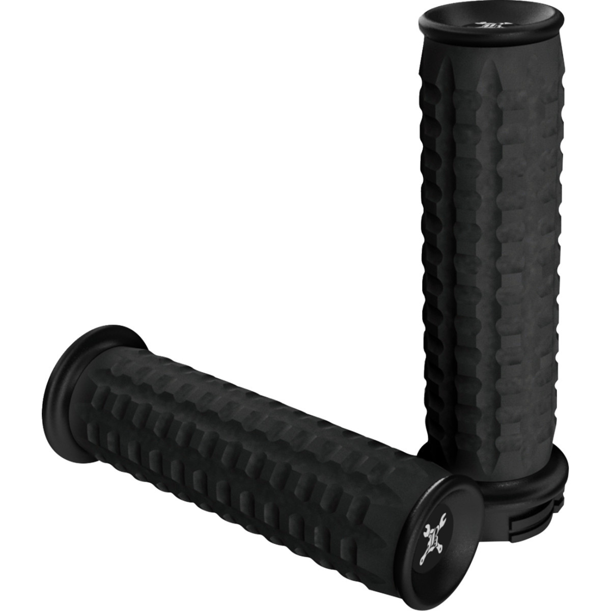 Burly Brand #B16-1009TB - Hawk Grips - TBW - Black Textured