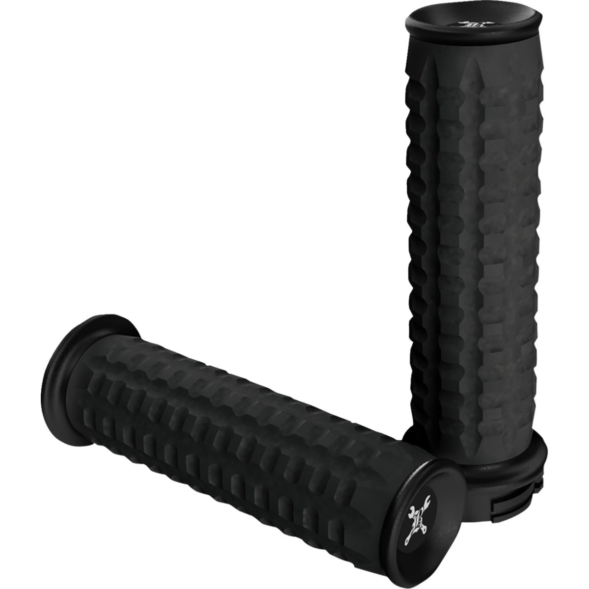 Burly Brand #B16-1010TB - Reaper Grips - Dual Cable - Black Textured