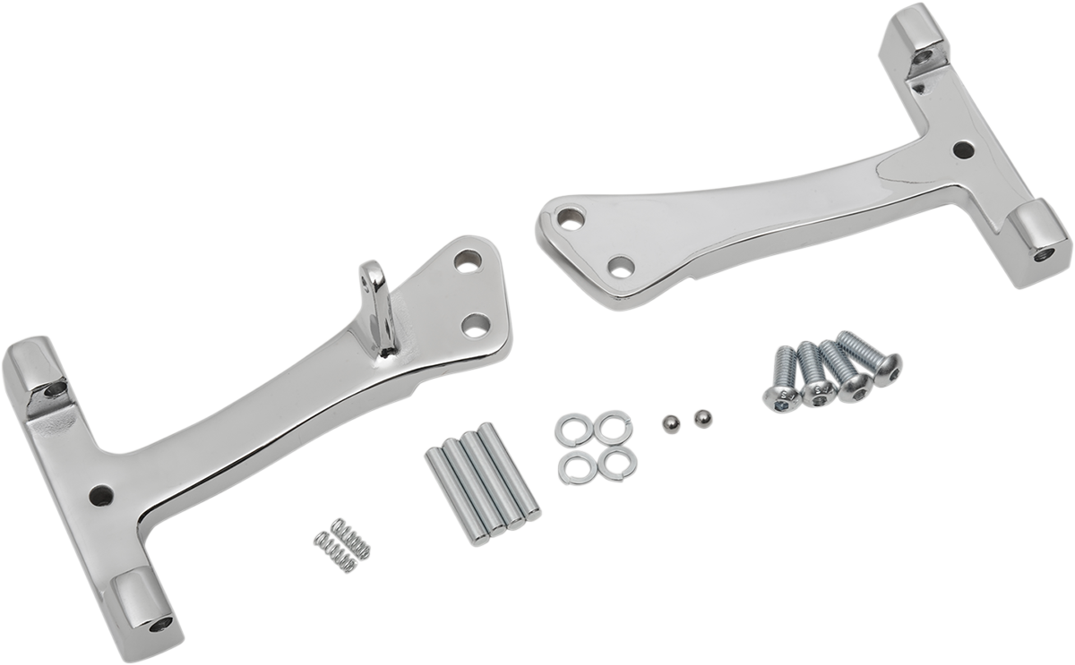 Passenger Floorboard Mount - Chrome - FXD