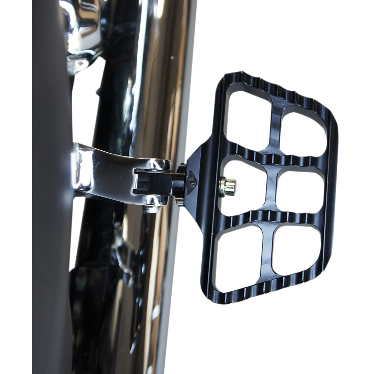 Joker Machine #08-644-1B - Mini Serrated Floorboards - Black - Softail/Sportster/Street Rod