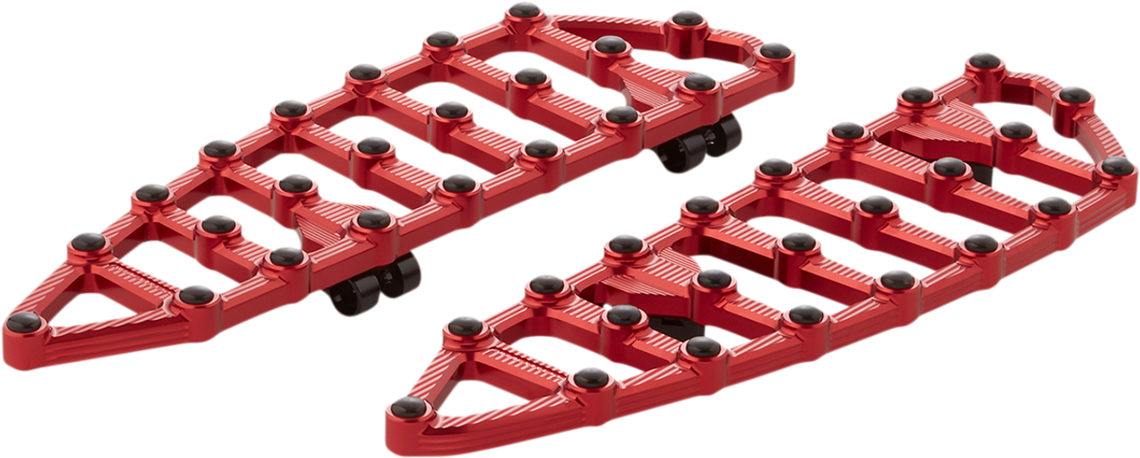 MX Driver Floorboards - Red