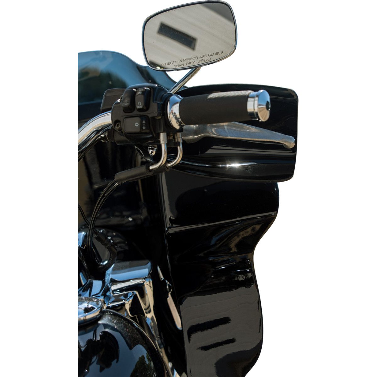 Klock Werks #KWS-01-0120-23 - Flare® Handguards - '23-'25 Harley-Davidson - Black