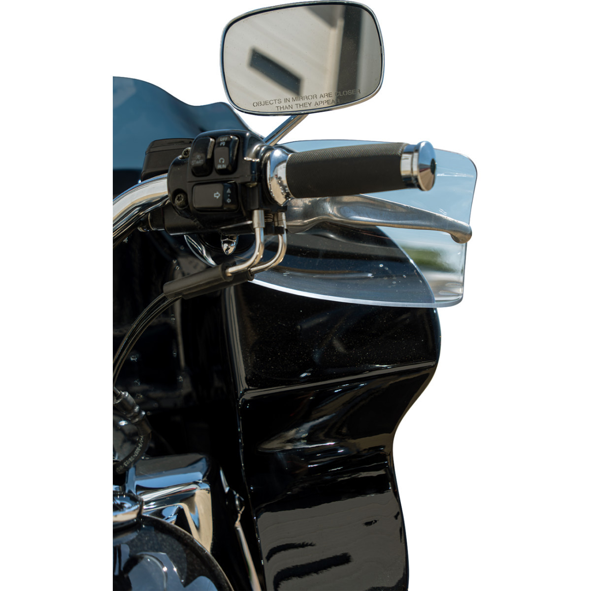 Klock Werks #KWS-01-0121-23 - Flare® Handguards - '23-'25 Harley-Davidson - Clear