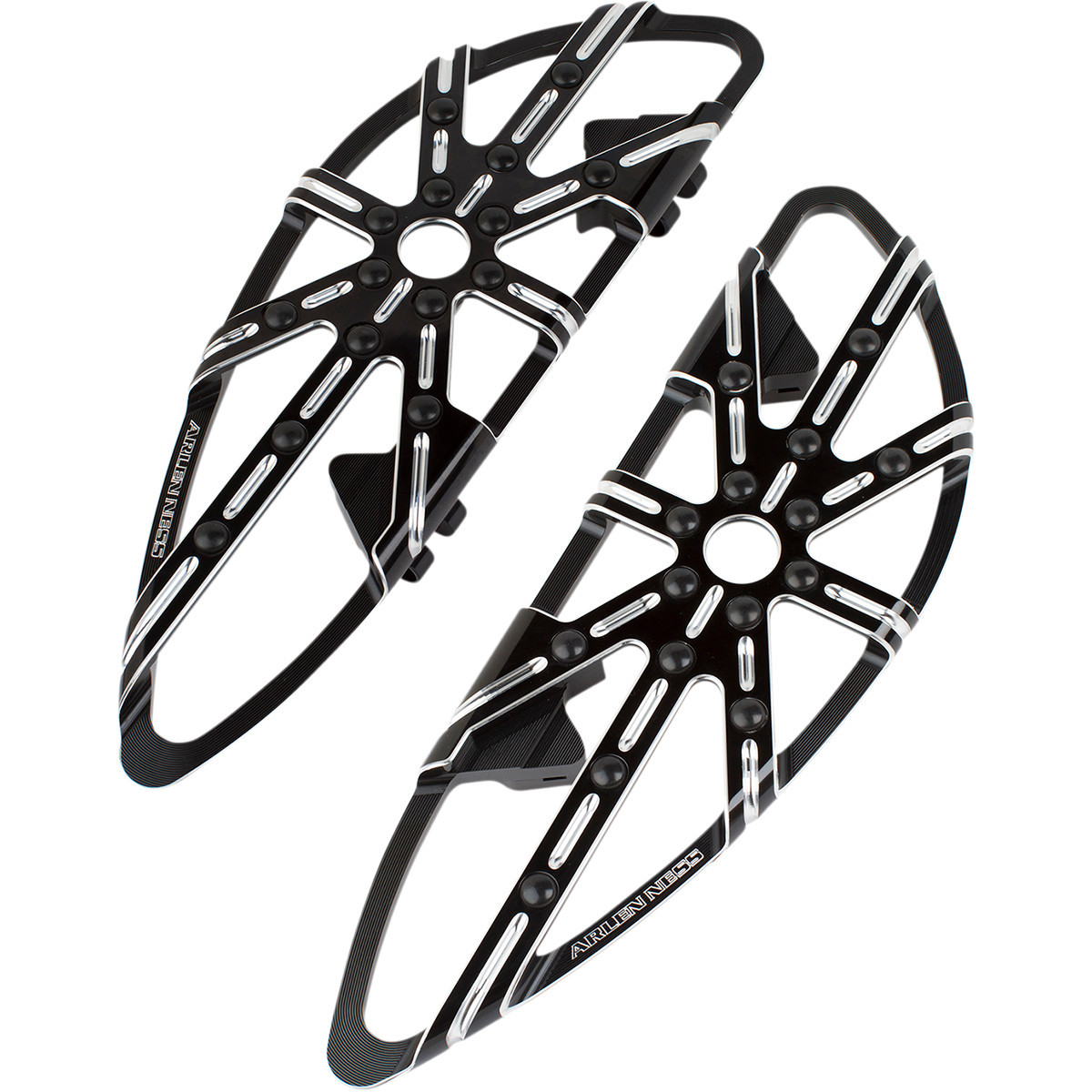 Arlen Ness #410-005 - 10 Gauge Floorboards - Driver - Black