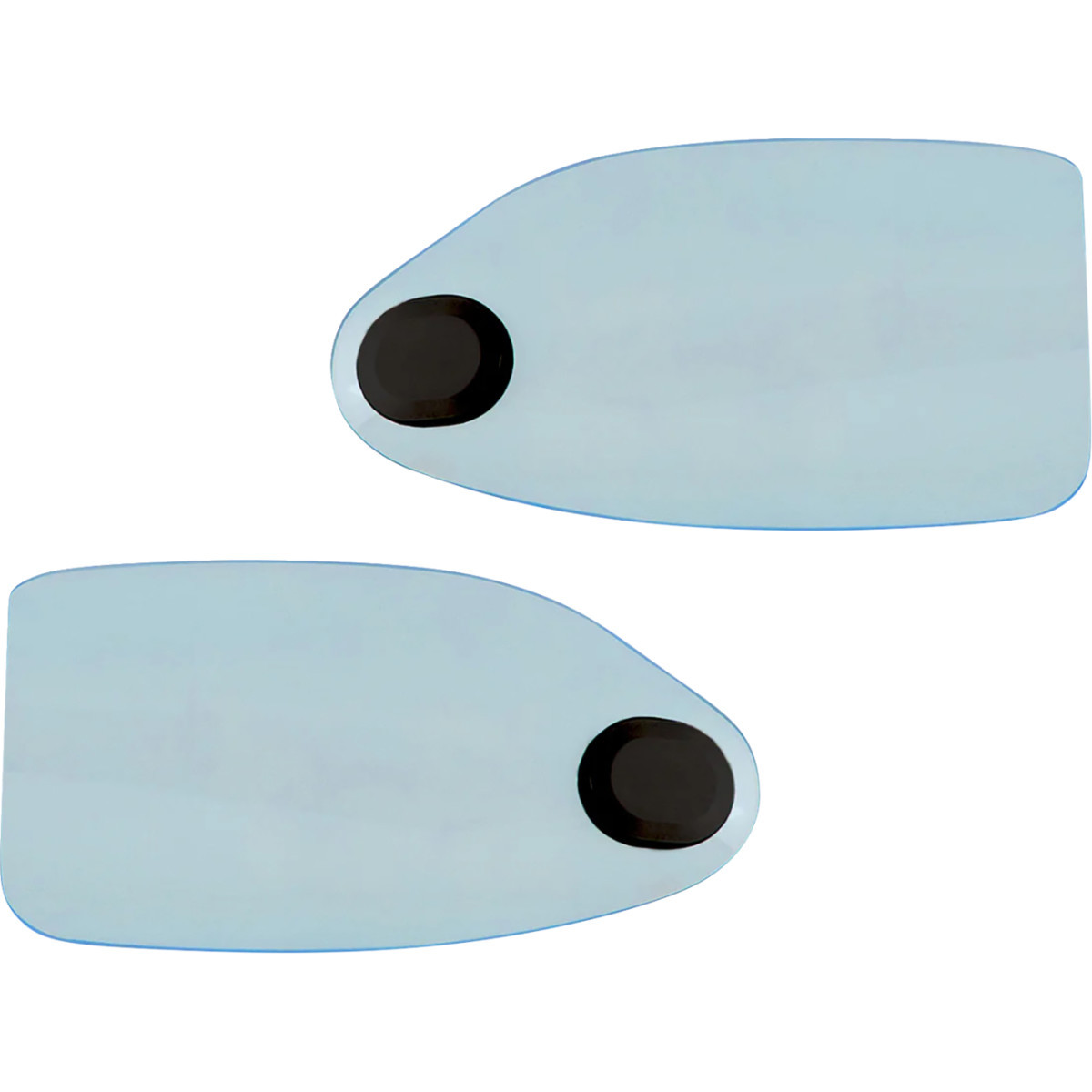 Klock Werks #KWS-01-0128-CC - Flare® Handguards - Harley-Davidson Cable Clutch - Blue Ice