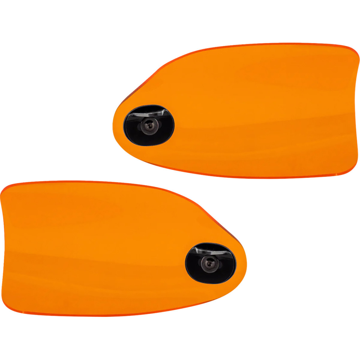 Klock Werks #KWS-01-0130-CC - Flare® Handguards - Harley-Davidson Cable Clutch - Orange