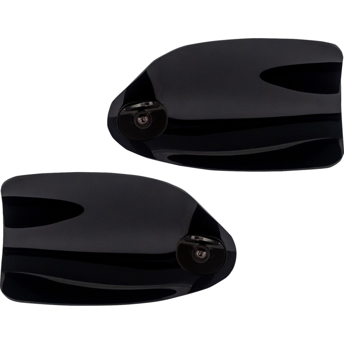 Klock Werks #KWS-04-0612 - Flare® Handguards for Indian - Black