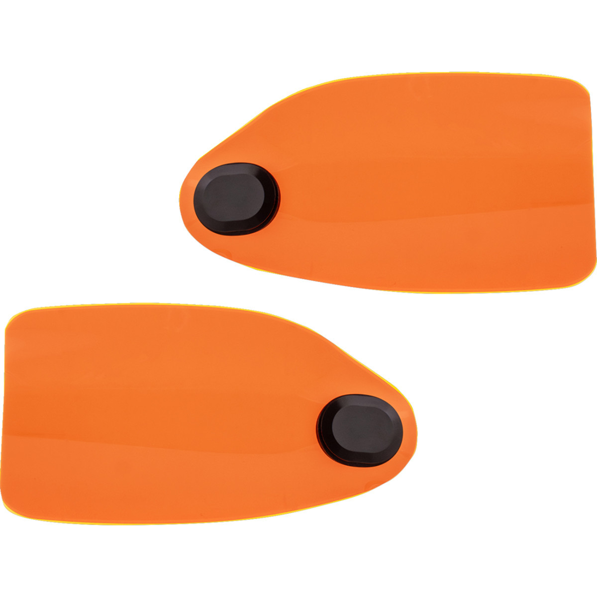Klock Werks #KWS-04-0617 - Flare® Handguards for Indian - Orange Ice