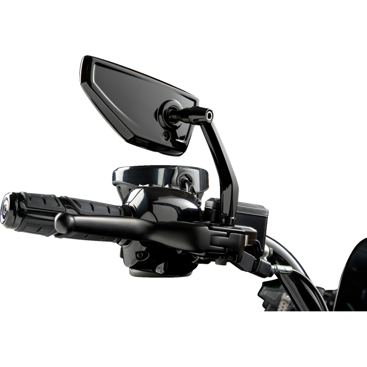Ciro #55020 - Mirrors - Chicane - Side View - Black - Left/Right - Pair