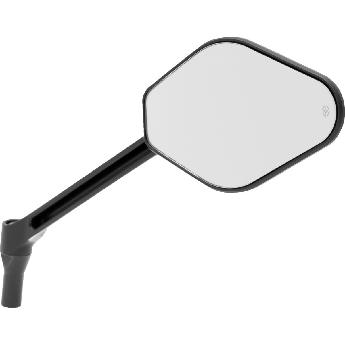 Drag Specialties - Mirror - Adjustable - Diamond - Black - Long Stem - Right