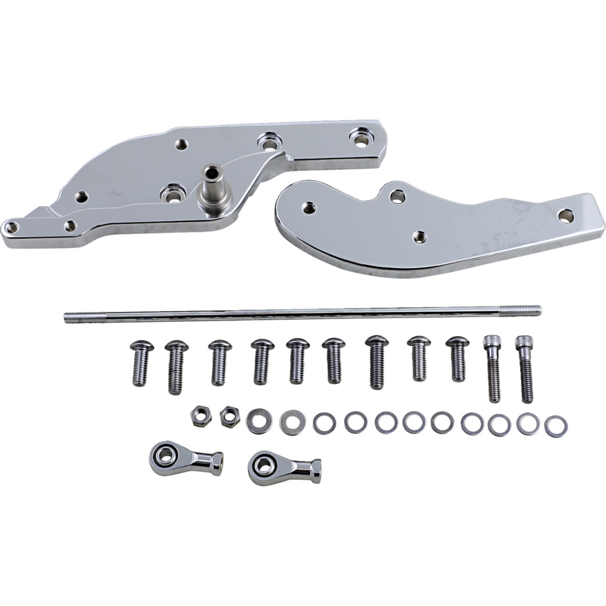 Drag Specialties - Forward Control Extensions - 3" Forward - Chrome - FL/FX