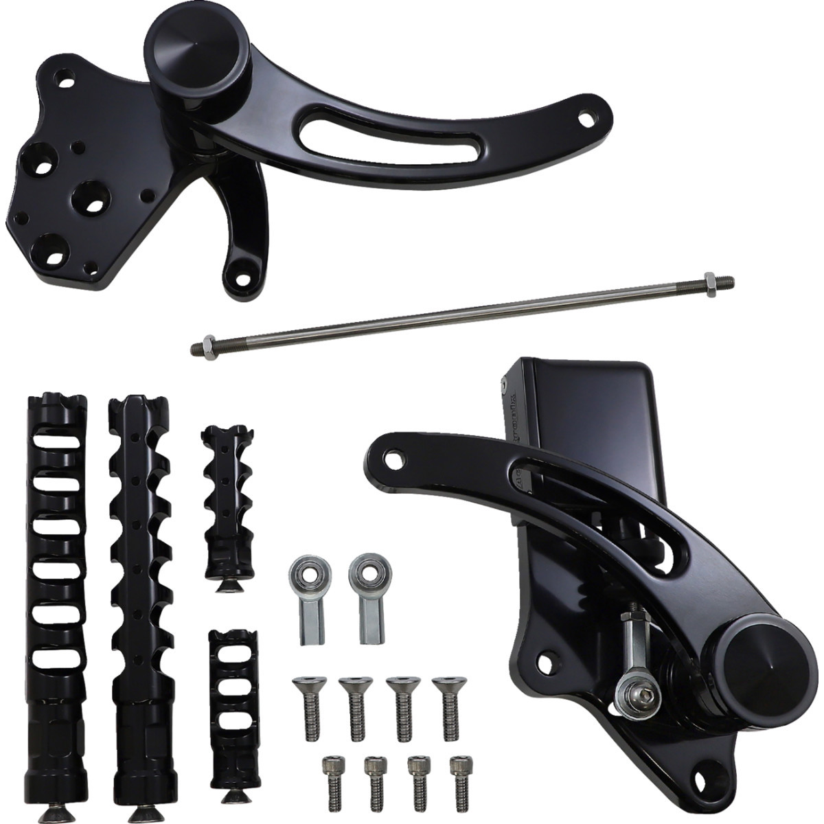 Accutronix #FC103-KSAKB - Forward Control - Black - Slotted