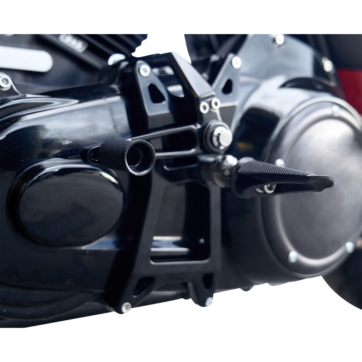 Speed Merchant #SM-M8FLMIDWP-BK - Mid-Controls - with Pegs - Black - FL '17-'23