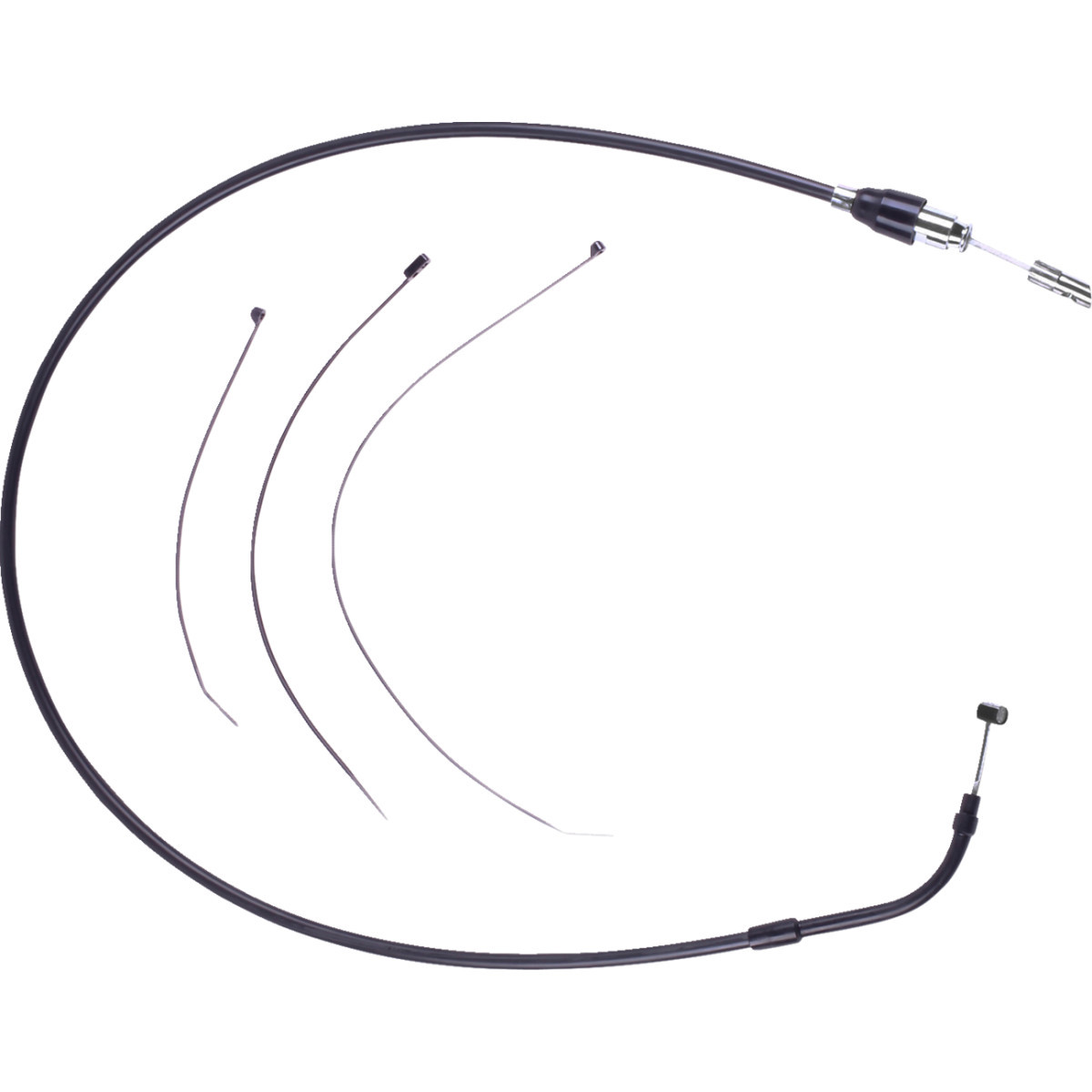 Drag Specialties - Quick Connect Clutch Cable - Upper - 39-1/4" - Black/Black