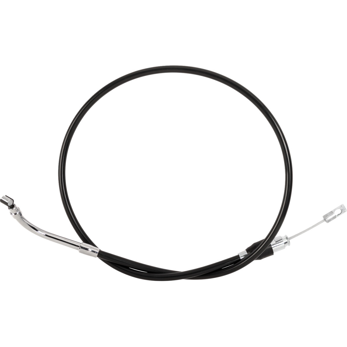Drag Specialties - Quick Connect Clutch Cable - Upper - 45-1/4" - Black/Chrome