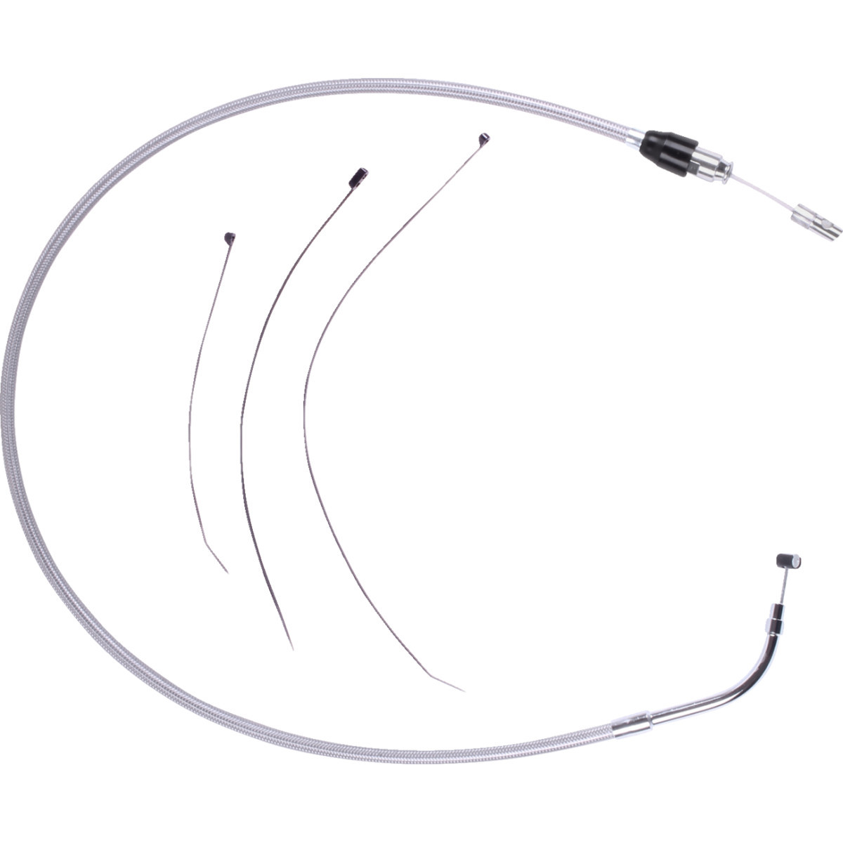 Drag Specialties - Quick Connect Clutch Cable - Upper - 49-1/4" - Stainless Steel