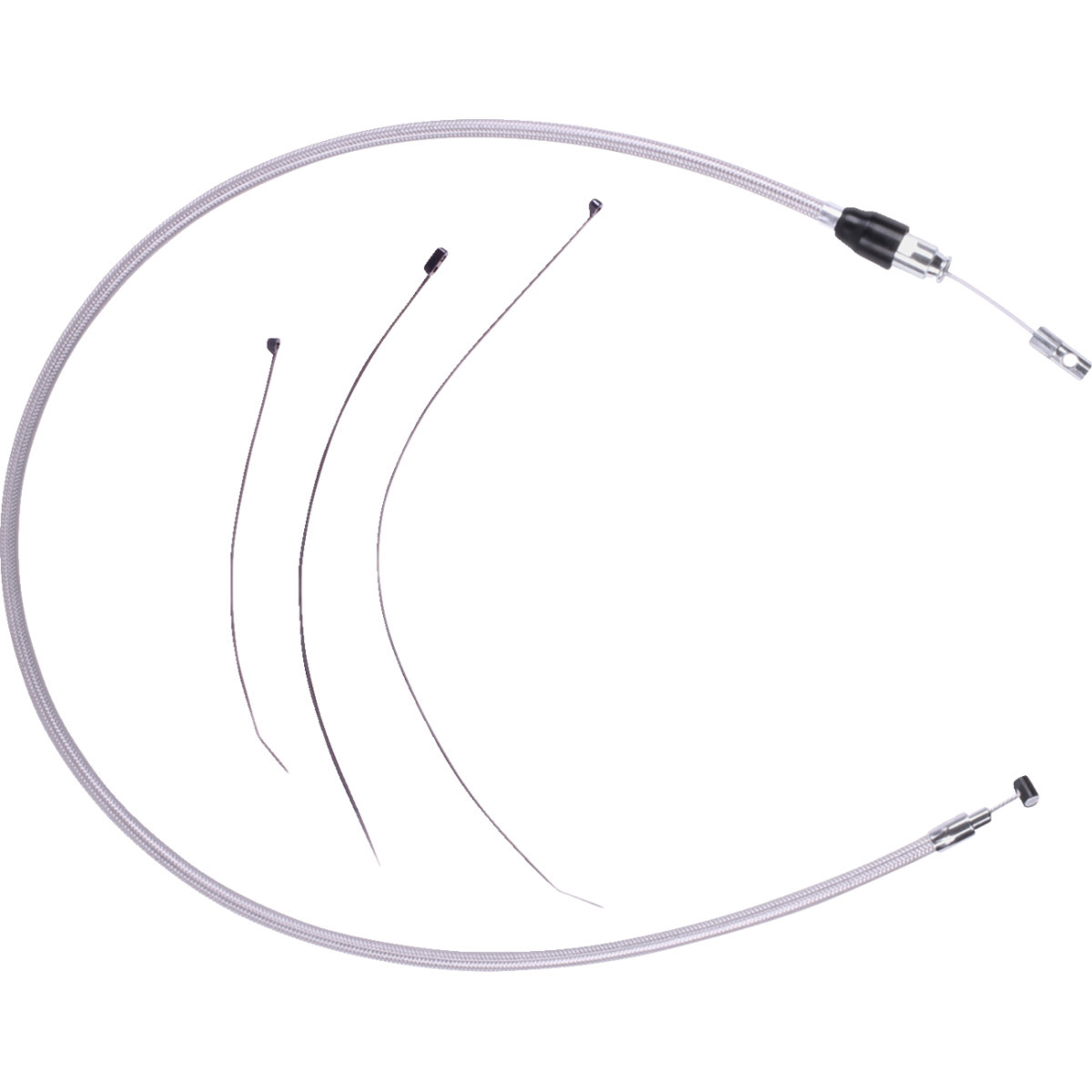 Drag Specialties - Quick Connect Clutch Cable - Upper - 43" - Stainless Steel