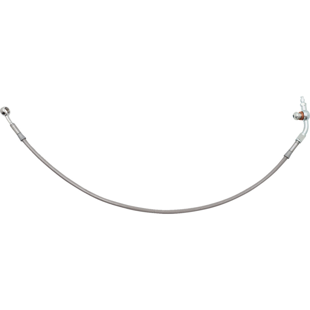 FAT Baggers INC. #100030-35 - Hydraulic Brake/Clutch Line Extension - 30" - Road Glide - Stainless