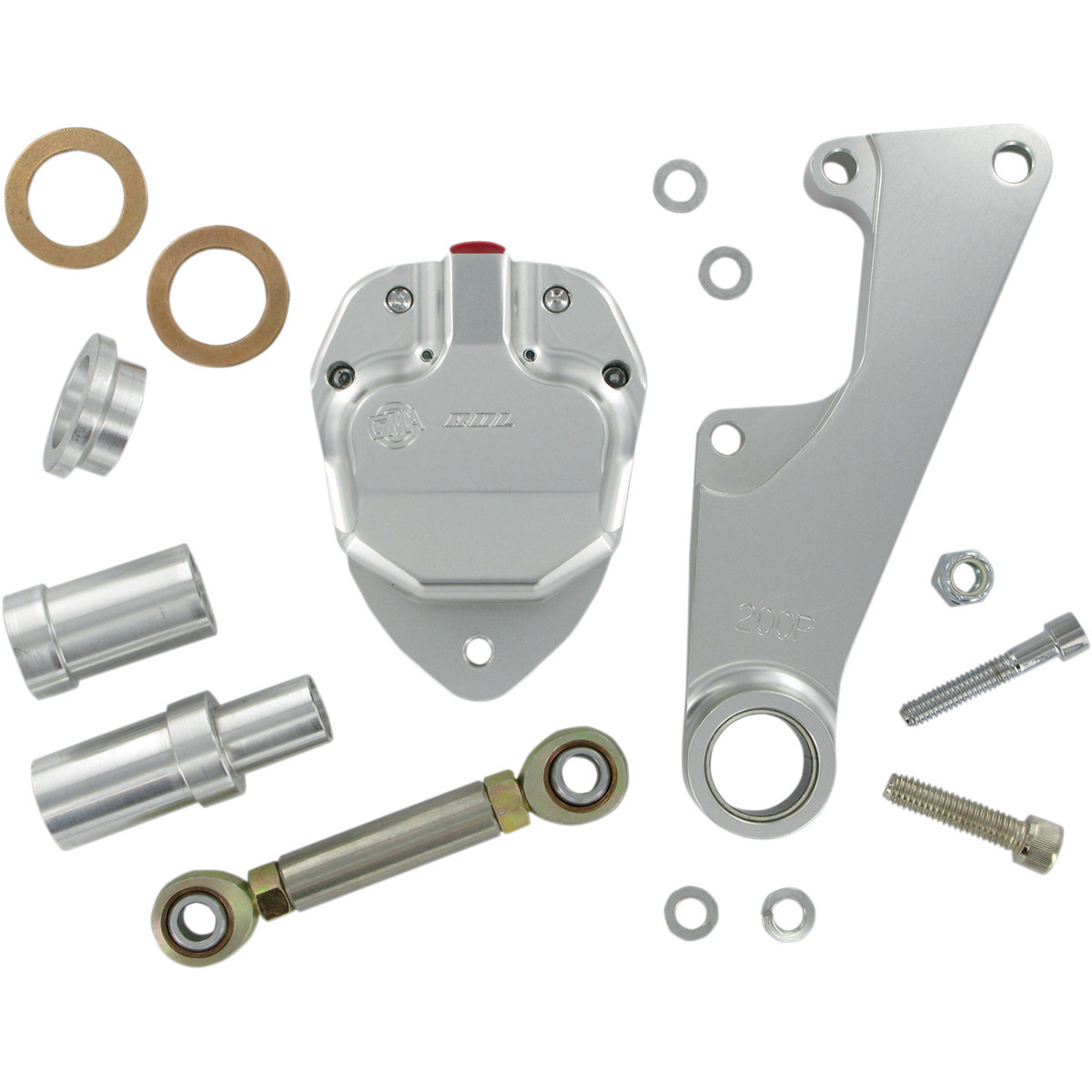GMA Engineering BY BDL #GMA-200P - Front Caliper - Springers - Clear Anodized