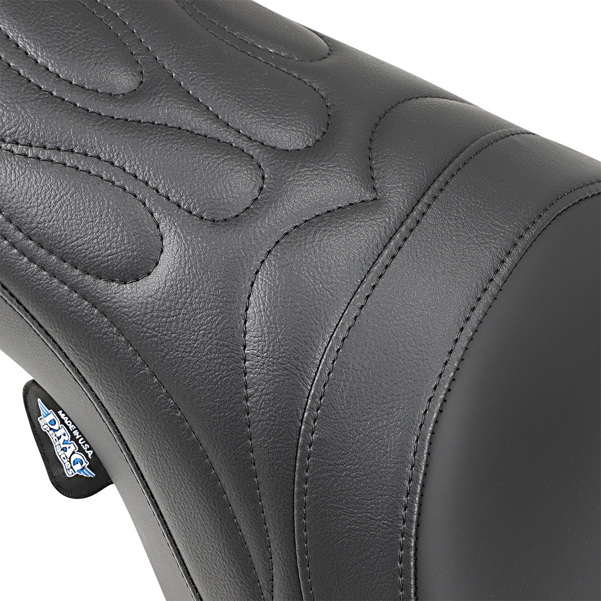 Drag Specialties Seats - Predator Seat - Flame Stitched - FLHR/FLHX '97-'07