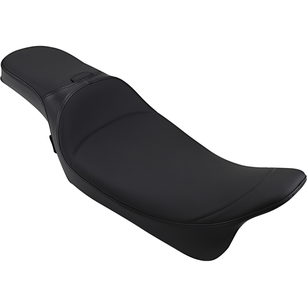Drag Specialties Seats - Extended Reach Predator Seat - Mild Stitched - Backrest Recepticle - FL '08-'24