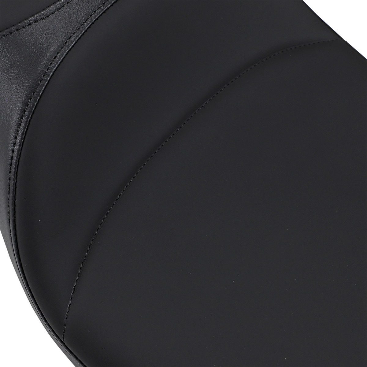 Drag Specialties Seats - Extended Reach Predator Seat - Mild Stitched - Backrest Recepticle - FL '08-'24