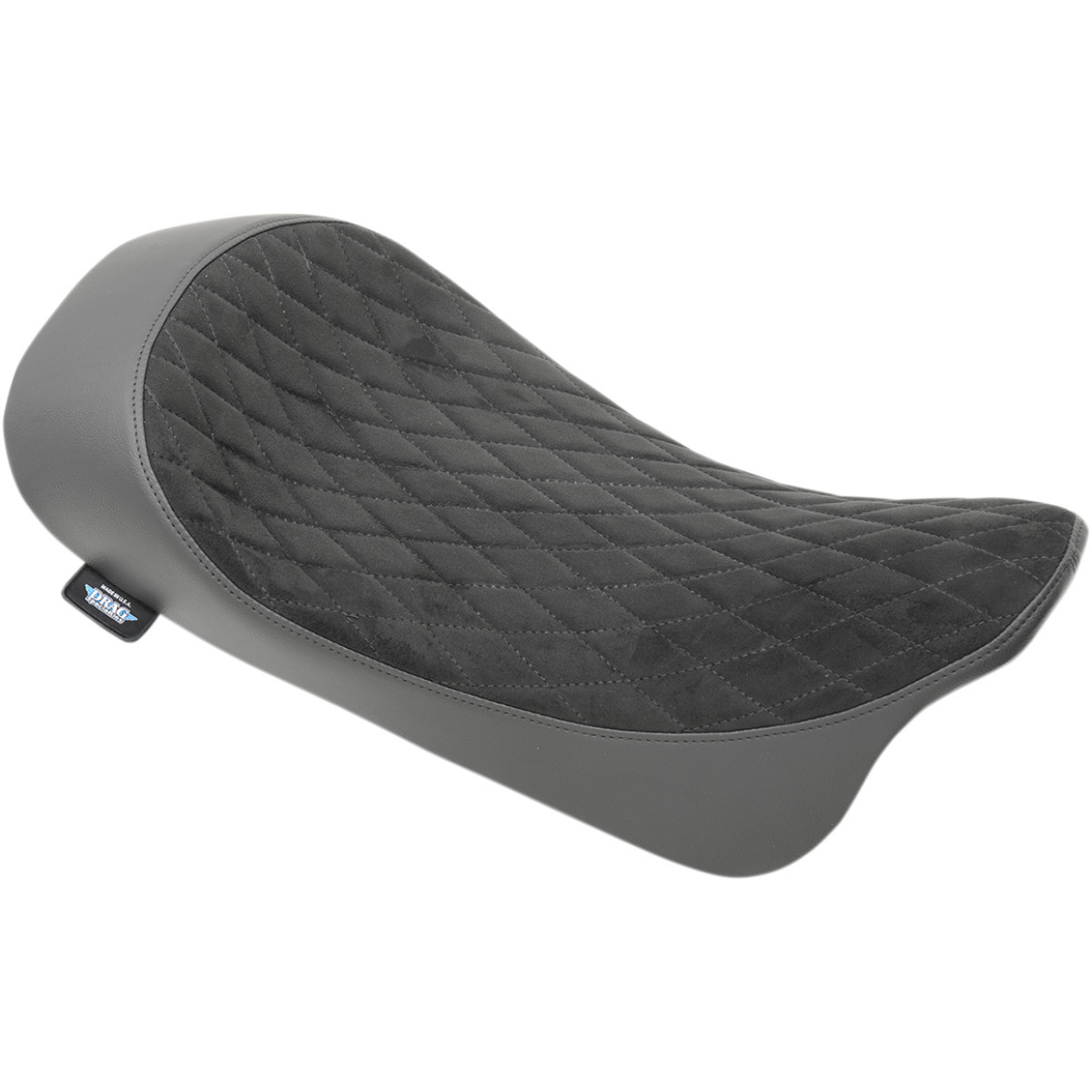 Drag Specialties Seats - Solo Seat - Faux Suede - Diamond - FL '08-'23