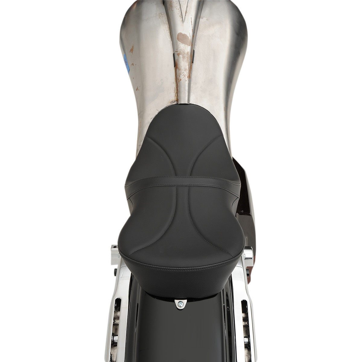 Drag Specialties Seats - Low Touring Seat - Solar Reflective - Mild Stitched - Razorback Tanks - FL '08-'23